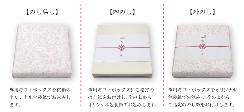 内のし、外のし