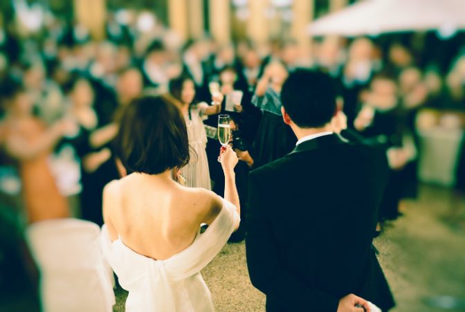 結婚パーティ